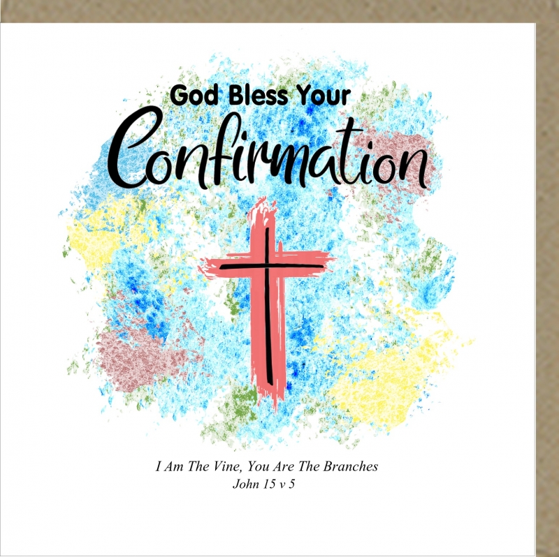 God Bless Your Confirmation Greetings Card Potters House Limited