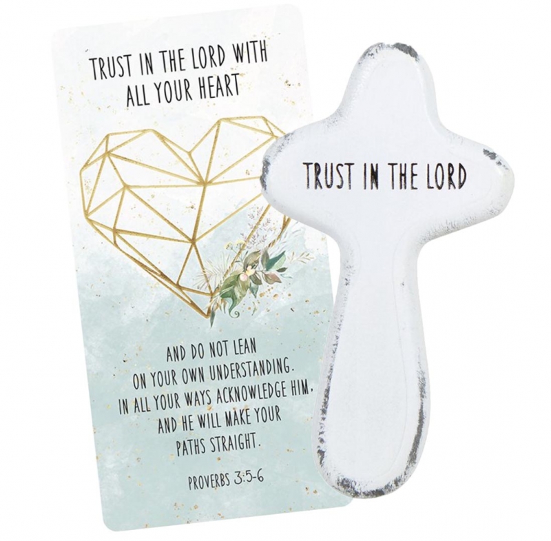 Trust The Lord Holding Cross & Card – Potters House Limited