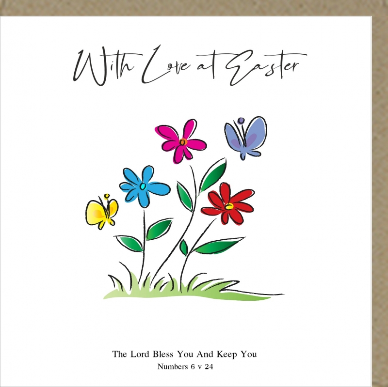 With Love At Easter Greetings Card Potters House Limited