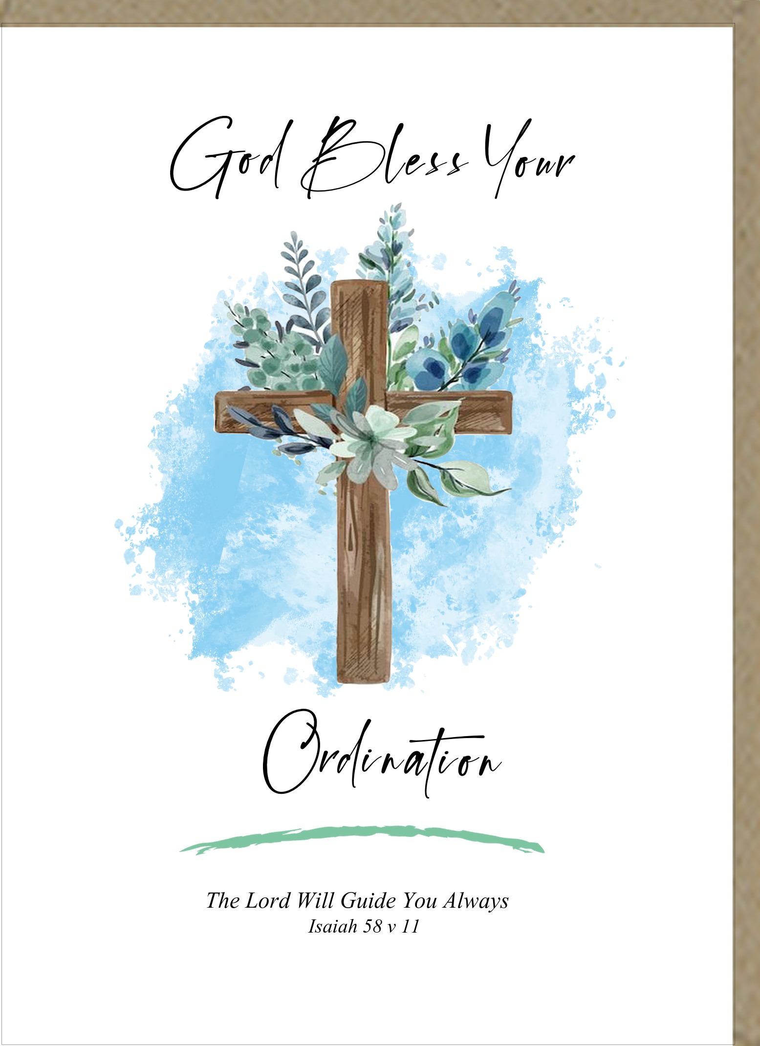 God Bless Your Ordination Greetings Card – Potters House Limited